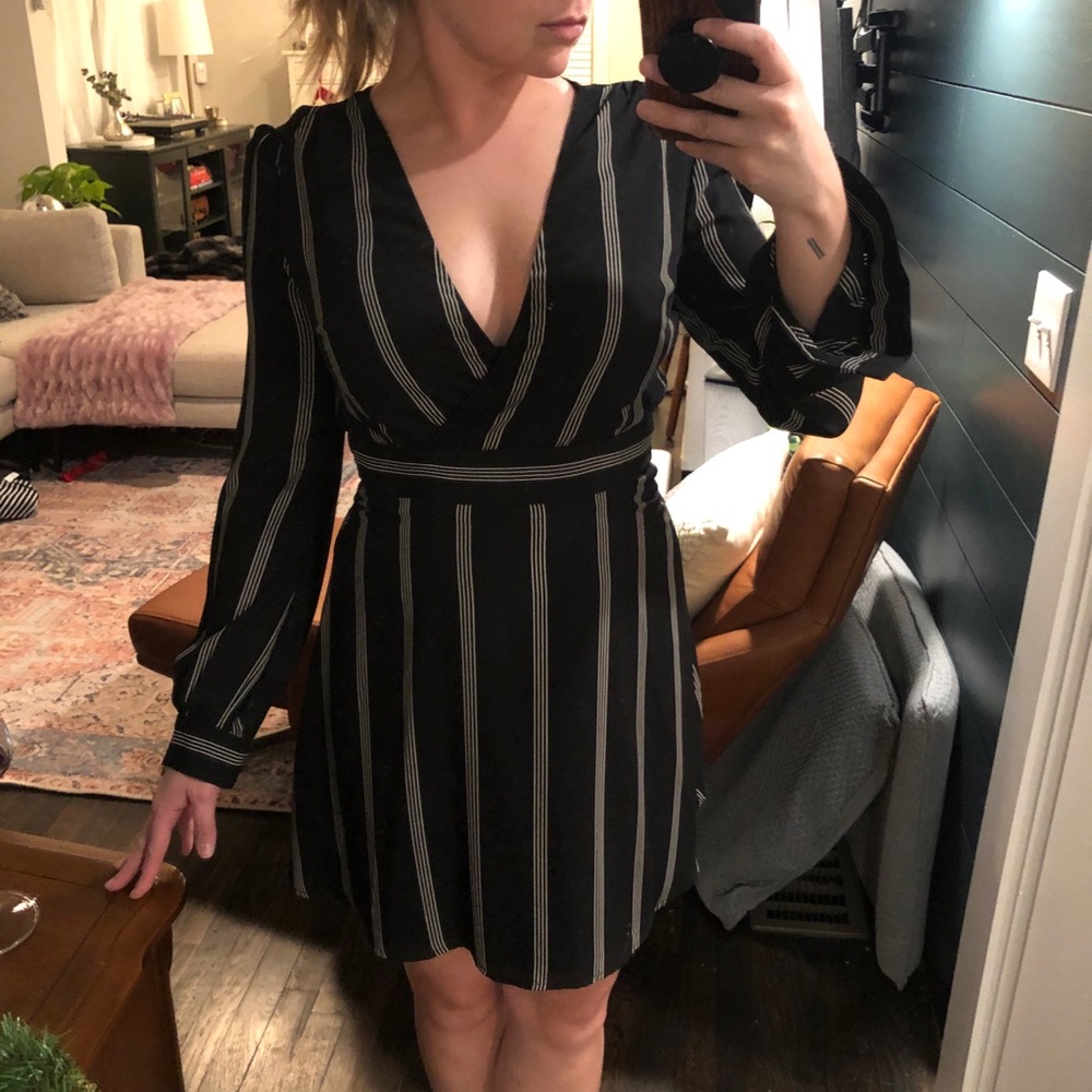 Charles Henry Long-Sleeve Dress